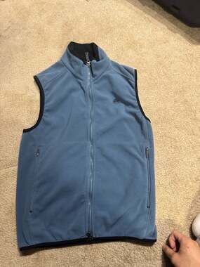 Vintage Nike ACG Therma-FIT Fleece Vest Blue Size M